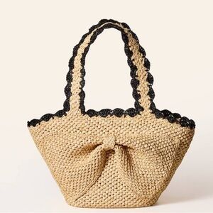 Kate Spade at Target Raffia Bow Tote Bag